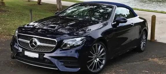 E-Class Convertible wedding car